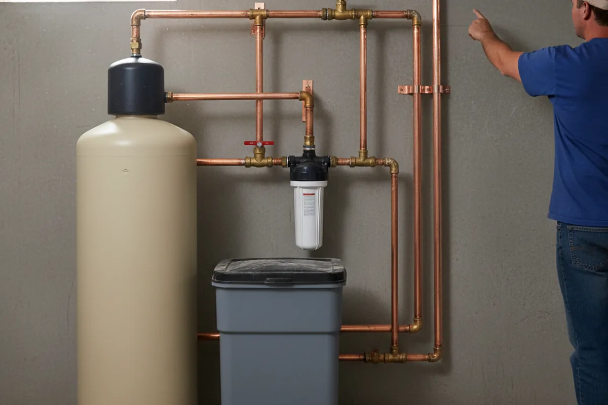 Whole-house water treatment system installed in Kirvin